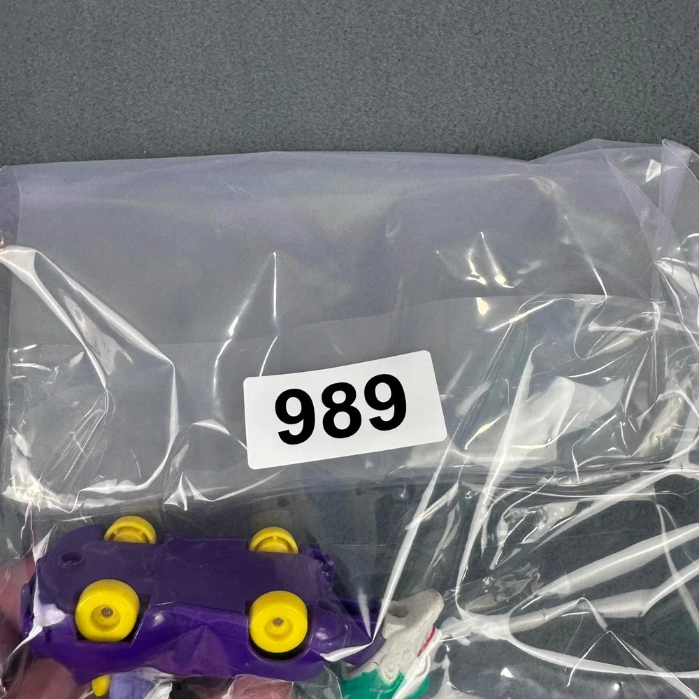 Vintage 1993 DC Comics Joker Jokermobile Toy Car Batman Animated Series Purple